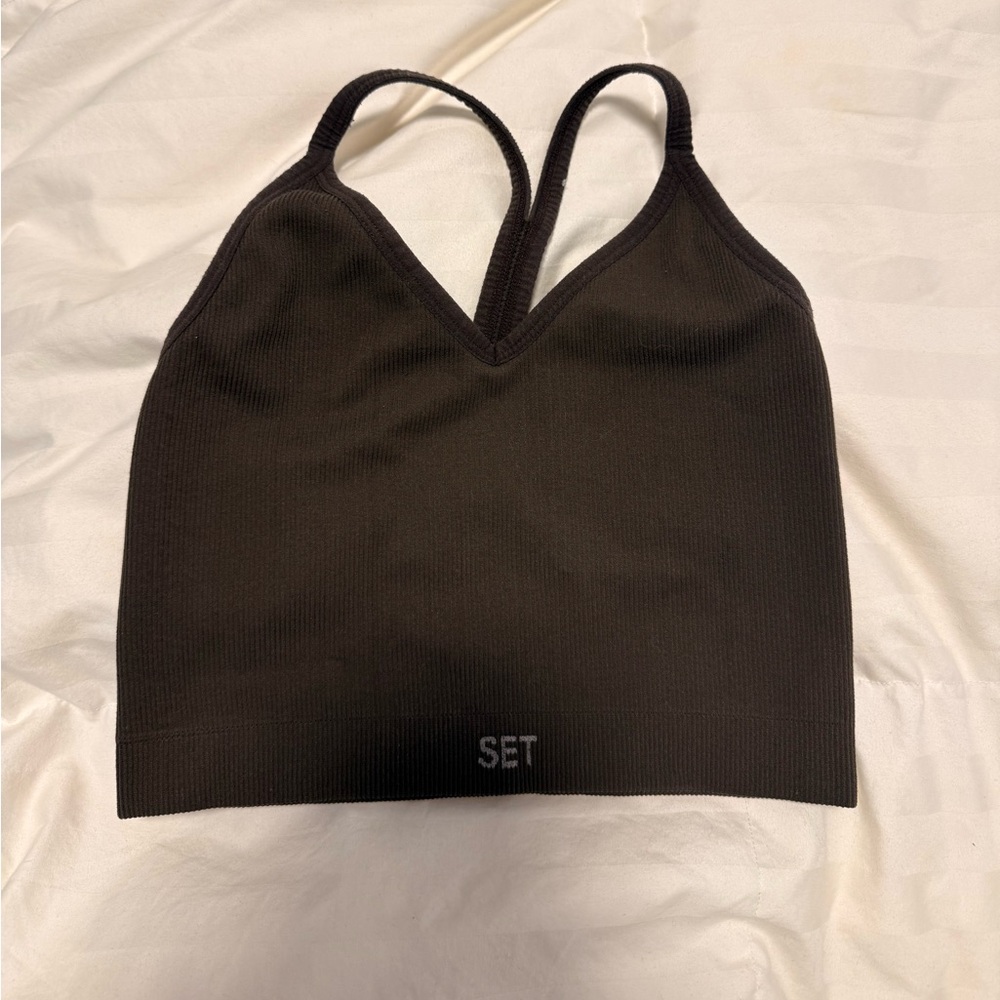 SET Active Brown Tank Top